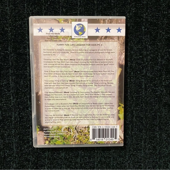 DVD: Furry Fun Life Lessons For Kids Part 3 2010 - Picture 2 of 5